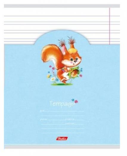 Тетрадь 12 л. узк. лин. Х "Лохматики"