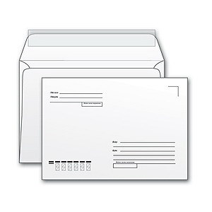 Конверт С4 229*324 мм Кому-Куда, с силик. лентой