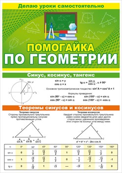 Буклет А5 "Помогайка по геометрии"