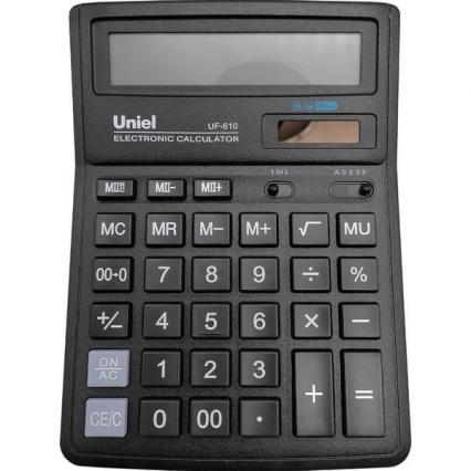 Калькулятор настол. UNIEL UF-610, 14 разр. 193*143*38,4 мм