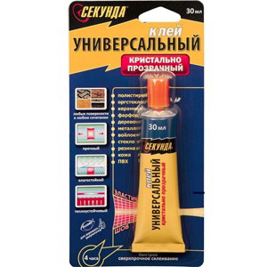 Клей 30 г Секунда универсальный прозрачный