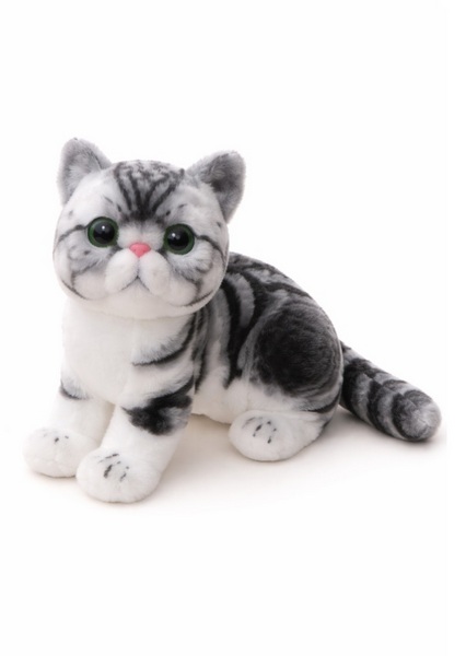 Игрушка мягкая "Полосатый кот" сер. 20 см