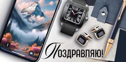 Открытка-конверт "Поздравляю!"