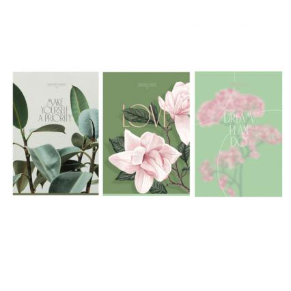 Тетрадь А4 80 л. кл. БД "Flora"