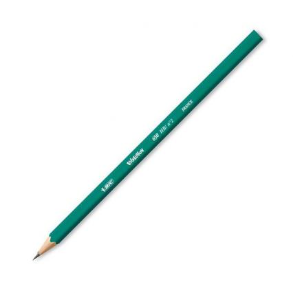 Карандаш пл. без ласт. Bic "Эволюция" зел. корпус