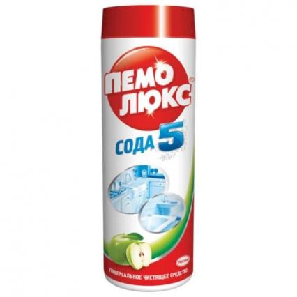 Чистящее средство Пемолюкс 480 г "Сода-5. Сода-7. Яблоко"