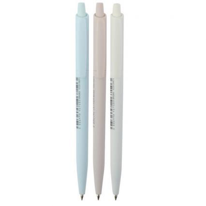 Ручка шар. авто Br.V. Тонкий клик "Молочная" 0,5 мм, синяя, L=109 мм