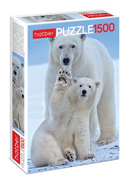 Пазл 1500 эл. Х "Белые медведи"