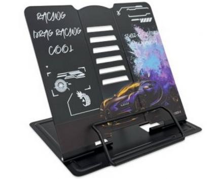 Подставка для книг мет. Intelligent черно-фиолетовая
