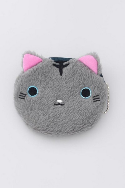 Кошелек для монет "Кот" сер.