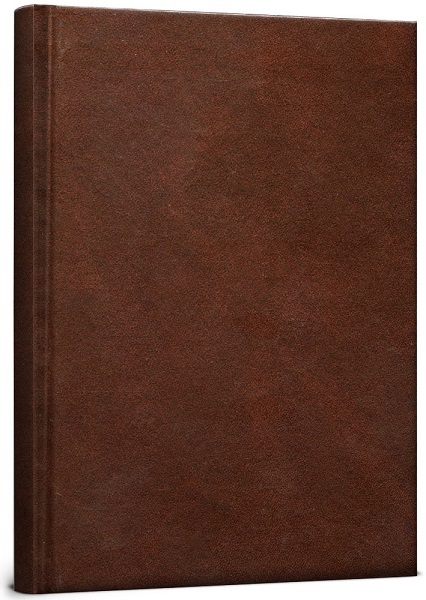 Ежедневник недат. А5 80 л. ПП бумвин. коричн.