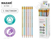 Карандаш пл. с ласт. Mazari "Pastel" трехгр. Карандаш пл. с ласт. Mazari "Pastel" трехгр.