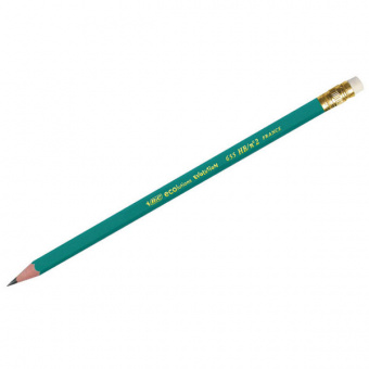 Карандаш пл. с ласт. Bic "Эволюция зел. корпус