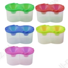 Стакан-непроливайка 2 отд. Кокос "Ассорти" 