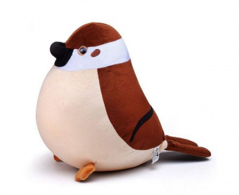 Игрушка мягкая "Воробей" 35 см